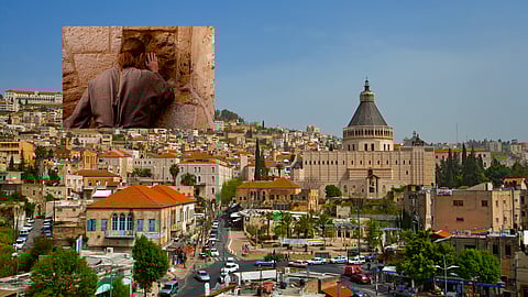 A pilgrim in deep prayer at the Western Wall, also called the ‘Wailing Wall,’ a most religious site in the world for the Jewish people!