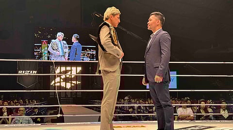 Manny Pacquiao and Chihiro Suzuki