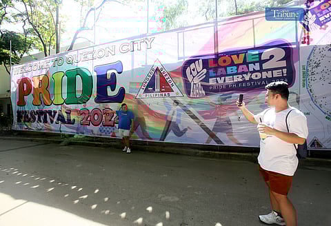 (Files) On Sunday, 30 June 2024, the Quezon City government hosted Love Laban 2 Everyone: Happy Equality Araw ng Pasasalamat at the Quezon City Memorial Circle to mark the close of Pride Month. LGBTQIA+ community members gathered for photos with the city’s Pride display, capping off a month of celebration and solidarity.