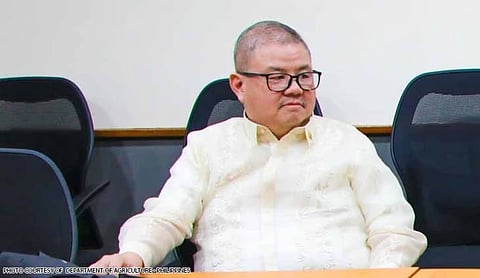 Agriculture Secretary Francisco Tiu Laurel Jr.