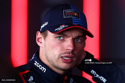 Second placed qualifier Max Verstappen of the Netherlands and Oracle Red Bull Racing speaks to the media after qualifying ahead of the F1 Grand Prix of Canada at Circuit Gilles Villeneuve on 8 June 2024 in Montreal, Quebec.