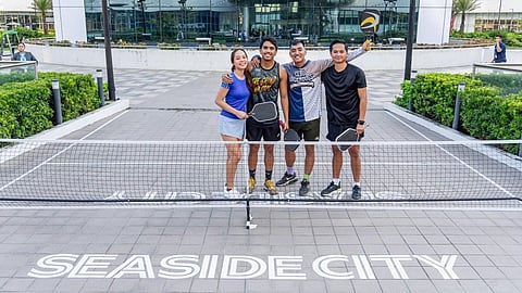 SM Seaside City opens Cebu's first outdoor free-play pickleball court in Cebu City