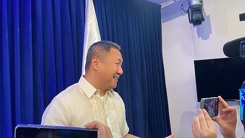 Department of Information and Communications Technology (DICT) Undersecretary Jeffrey Ian Dy answers questions from Palace reporters on Wednesday, 26 June 2024.