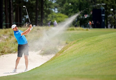 SCOTTIE Scheffler works on his shots ahead of the US Open at Pinehurst in North Carolina.