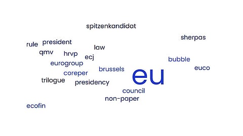 Brussels Bubble jargon: Do you speak EU?
