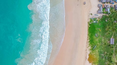 Nacpan Beach in El Nido, Palawan. With over 36,000 kilometers, the Philippines ranks sixth in the world by length of coastline.