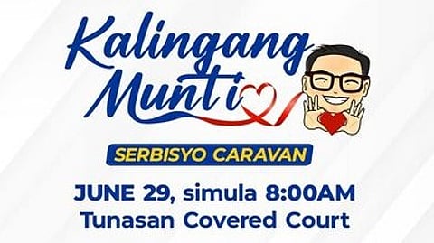 ‘Munti’ service caravan off to Tunasan