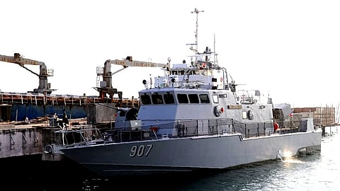 Navy gets missile-equipped gunboat