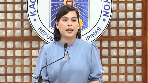 (FILE) Schooled? Questions remain about why Vice President Sara Duterte on Wednesday quit her post as Department of Education secretary. ‘She declined to give a reason why,’ Malacañang said, which nonetheless accepted the resignation.