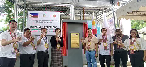 Turnover ceremony for water purification system for Brgy. Mabato in Rosario, Batangas
