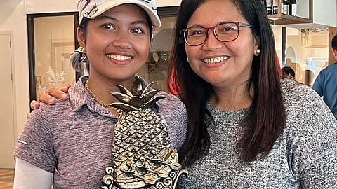 WITH her mother, Ethel, by her side, Kiara Montebon is chasing her dream of becoming a professional golfer.