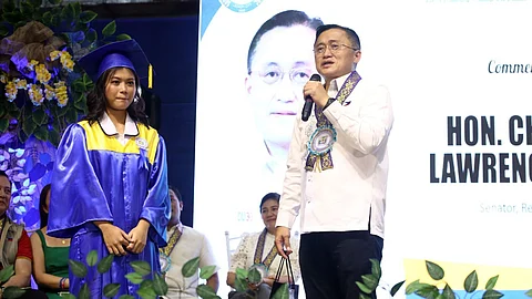 Bong Go urges graduates to help serve the nation