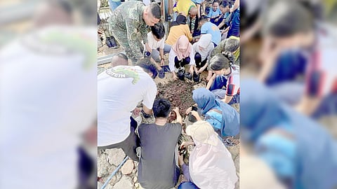 MUSLIM volunteers join in the mangrove tree banking of the Ministry of Environment, Natural Resources and Energy of the Bangsamoro Autonomous Region in Muslim Mindanao during the World Environment Day on 5 June in Mangungan, Bagua 2, Cotabato City.