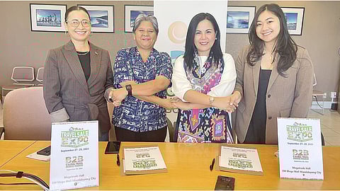 From left: GVB Senior marketing manager Sharlene Guerrero, ms. Nadine Leon Guerrero, GVB director of Global Marketing; GTBA president and TSE Chairman Michelle Guerrero Taylan and ms. Akemi Aguon, GVB Marketing
manager.