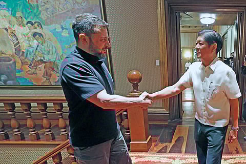 President Ferdinand R. Marcos Jr. meets Ukraine President Volodymyr Zelensky