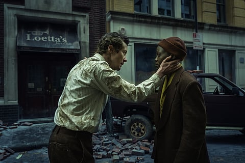 JOSEPH Quinn and Lupita Nyong’o in ‘A Quiet Place: Day One.’