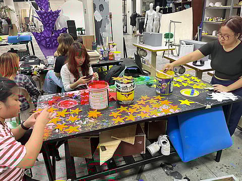 Behind the scenes of the ‘Mystery Magical Trip’ exhibition.