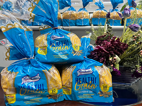 Fresh, multi-grain loaf