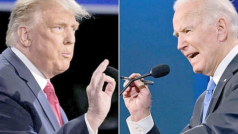 Donald Trump and Joe Biden