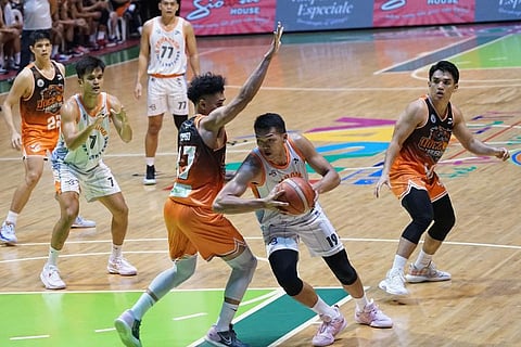 JUSTINE Baltazar delivers another double-double for Pampanga.