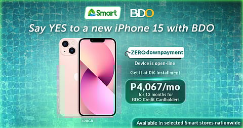 Smart teams up with BDO for “Buy Now, Pay Later” promo for iPhone handsets