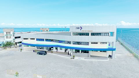 Tubigon Port passenger terminal building.