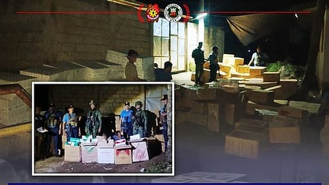 P12-M smuggled cigarettes seized