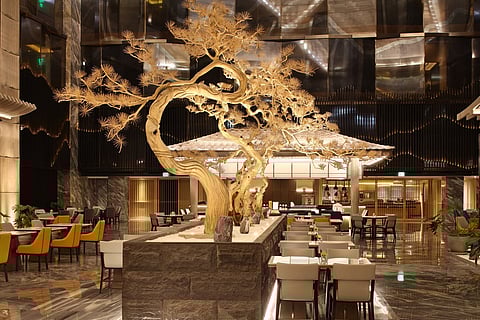 PUBLIC dining area of Yawaragi.