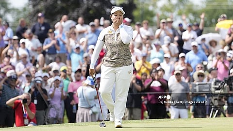 CHANETTEE Wannasaen banks on her back-to-back birdies in the final stretch to win the Dana Open.