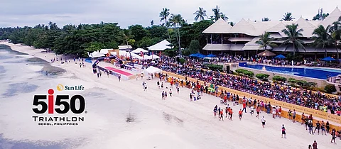 Triathlon fever hits Bohol