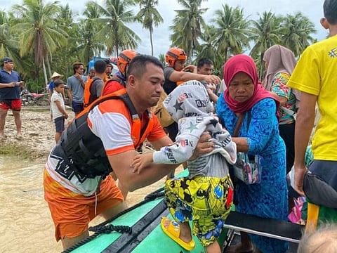 Rescue Team from the Bangsamoro Rapid Emergency Action on Disaster Incidents (READi) responds to the distress call from Ligawasan, Special Geographic Area on July 14 as flooding continues.