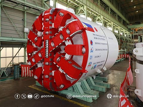 Three of this tunnel boring machine are working to meet the deadline for the Metro Manila Subway for a start in operations by 2028.