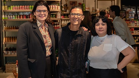 Marianna Zobel, Joel’s Place chief executive officer and president Donnie Tantoco and master of ceremonies and food curator Bea Ledesma.
