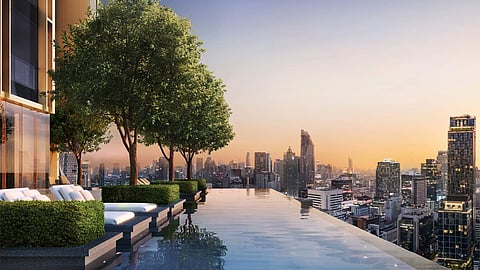 Aman Nai Lert is the ultimate urban oasis – complete with a spectacular infinity pool overlooking the dramatic Bangkok skyline
