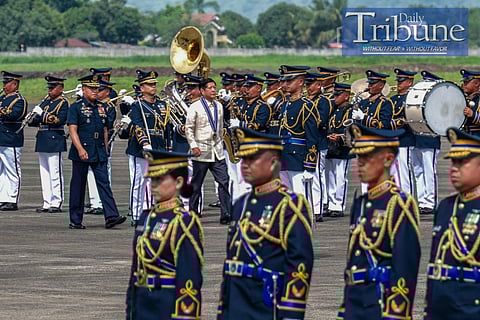 President Ferdinand Romualdez Marcos Jr. leads the 77th Founding Anniversary of the Philippine Airforce on 1 July 2024 at Basa Air Base in Floridablanca, Pampanga.