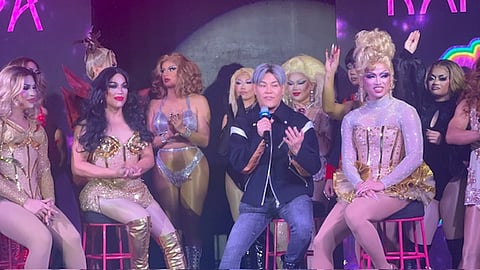 RS Francisco (second from left) with the Rampa drag queens.