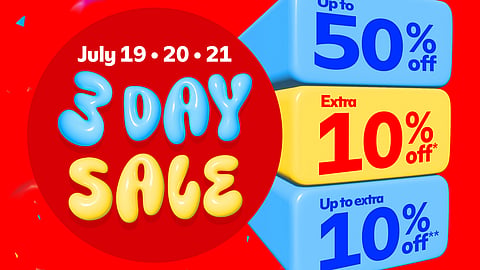 SM Store 3-Day Sale is back!
