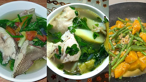 NUTRITIOUS meals that include tinolang manok, ginataang kalabasa and tinolang isda offer BARMM students a balanced diet each week.