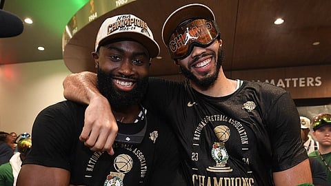 JAYSON Tatum, Jaylen Brown and the Boston Celtics will have new owners a few weeks after winning the NBA title.