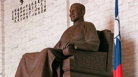 Statue of late Taiwanese president Chiang Kai-shek
