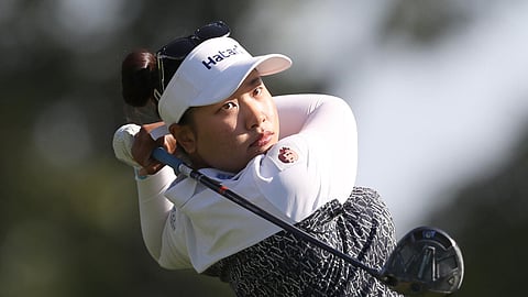 Chanettee Wannasaen of Thailand fired a six-under par 65 to grab a one-stroke lead after the third round of the LPGA Dana Open