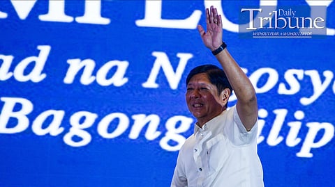 (FILES) President Ferdinand Romualdez Marcos Jr. leads the 2024 National Employment Summit Trabaho Para Sa Bayan: Maunlad na Negosyo at Dekalidad na Trabaho Daan sa Bagong Pilipinas at The Manila Hotel on Thursday, 27 June 2024.