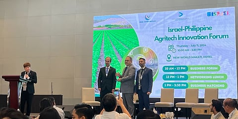 Fluss: Israel boosting
Phl agriculture sector