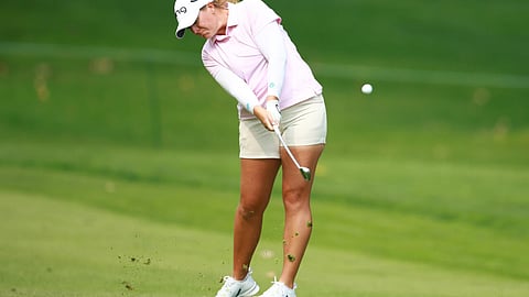 American Lauren Coughlin held a one-stroke lead after the second round of the LPGA Canadian Women's Open