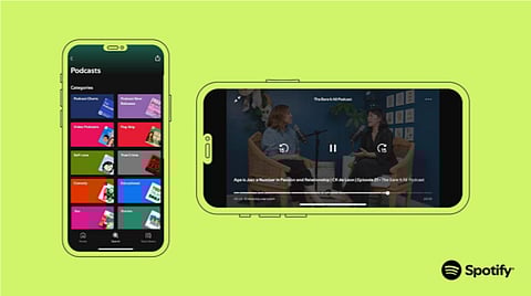 SPOTIFY video podcasts.
