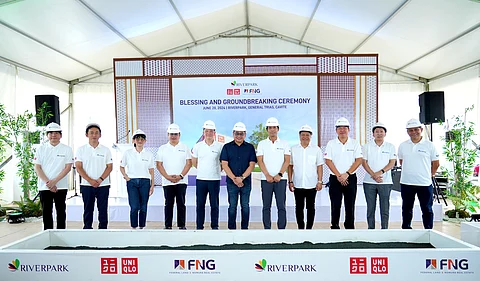 FROM left: Chief financial officer of Fast Retailing Philippines Ryo Watanabe; group senior vice president of Fast Retailing Japan Hidetsugu Asada; chief operating officer of UNIQLO Philippines Geraldine Sia; Cavite Congressman Antonio Ferrer; president of Federal Land NRE Global Thomas Mirasol; General Trias City Mayor Luis Ferrer IV; vice chairman of Federal Land NRE Global Yusuke Hirano; General Trias City Vice Mayor Jonas Labuguen; Technical Execution group head of Federal Land Alvin U. Ty; general manager of the Overseas Business Division of Nomura Real Estate Masao Toba; and project development head of Federal Land Stephen Comia.