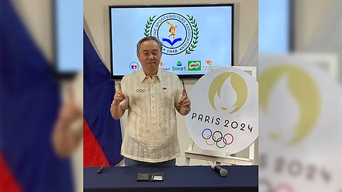 Philippine Olympic Committee president Abraham ‘Bambol’ Tolentino