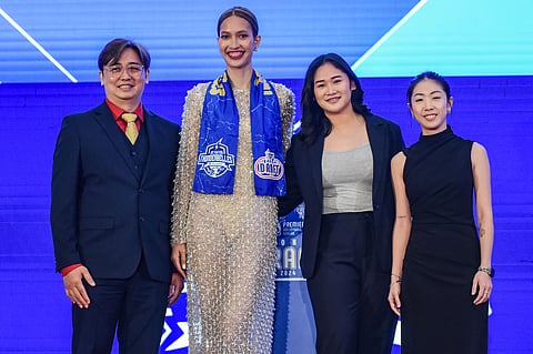 Thea Gagate is selected top overall pick by Zus Coffee in the first-ever PVL Rookie Draft Monday night at the Novotel in Cubao, Quezon City.