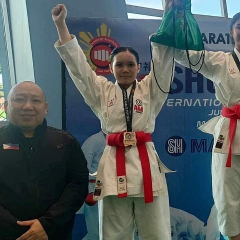 Rising star Jamie Danielle Nirza, representing the Philippines at the 2024 Southeast Asian Karate Championships in Bangkok, Thailand. Her journey exemplifies the potential of young Filipino athletes supported by the Philippine Sports Commission and Senator Bong Go's initiatives.