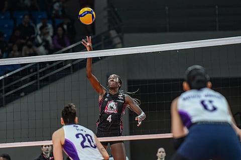 AMERICAN Oly Okaro brings Akari to its franchise-best start, going unbeaten after three outings in the PVL Reinforced Conference.